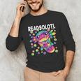 Readsolotl Cute Axolotl Book Lover Reading Women Girls Unisex Long Sleeve T-Shirt Readsolotl Cute Axolotl Book Lover Reading Women Girls Unisex Long Sleeve T-Shirt