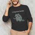 i Require Books Raccoon Unisex Long Sleeve T-Shirt i Require Books Raccoon Unisex Long Sleeve T-Shirt