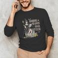 Retro Scary Horror Readers Book Club Spooky Halloween Unisex Long Sleeve T-Shirt