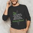Robin HoodShirt For Book Lovers And Literature Fans Unisex Long Sleeve T-Shirt Robin HoodShirt For Book Lovers And Literature Fans Unisex Long Sleeve T-Shirt