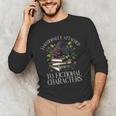 Romance Book Shirt Emotionally Attached Fictional Characters Unisex Long Sleeve T-Shirt Romance Book Shirt Emotionally Attached Fictional Characters Unisex Long Sleeve T-Shirt