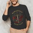 Romantasy Book Club Coffee Sword Roses Unisex Long Sleeve T-Shirt Romantasy Book Club Coffee Sword Roses Unisex Long Sleeve T-Shirt