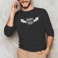 Romantasy Dark Romance Book Bat Boy Wings Shadow Daddy Lover Unisex Long Sleeve T-Shirt