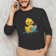 Rubber Duck Reading Book Reader Books Rubber Duckie Unisex Long Sleeve T-Shirt Rubber Duck Reading Book Reader Books Rubber Duckie Unisex Long Sleeve T-Shirt