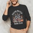 Salem Witch Book Club Raccoon Halloween Unisex Long Sleeve T-Shirt Salem Witch Book Club Raccoon Halloween Unisex Long Sleeve T-Shirt