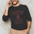 Sasquatch Book Club Bigfoot Reading Cryptid Vintage Unisex Long Sleeve T-Shirt Sasquatch Book Club Bigfoot Reading Cryptid Vintage Unisex Long Sleeve T-Shirt