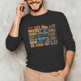 Say Gay Protect Trans Kids Read Banned Books LGBTQ Gay Pride Unisex Long Sleeve T-Shirt