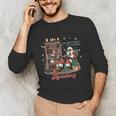 He Sees What You'Ve Been Reading Santa Christmas Bookish Unisex Long Sleeve T-Shirt He Sees What You'Ve Been Reading Santa Christmas Bookish Unisex Long Sleeve T-Shirt