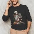 Skeleton Reading Book Halloween Bookworm Bibliophile Reader Unisex Long Sleeve T-Shirt Skeleton Reading Book Halloween Bookworm Bibliophile Reader Unisex Long Sleeve T-Shirt