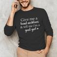 Smutt Book Give Me a Hand Necklace & Tell Me I'm a Good Girl Unisex Long Sleeve T-Shirt