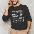 Smutty Book Addict Romance Book Lover Smut Addict Ingredient Unisex Long Sleeve T-Shirt Smutty Book Addict Romance Book Lover Smut Addict Ingredient Unisex Long Sleeve T-Shirt