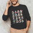 Snowman Reading Book Christmas Cozy Book Lover Bookish Unisex Long Sleeve T-Shirt Snowman Reading Book Christmas Cozy Book Lover Bookish Unisex Long Sleeve T-Shirt