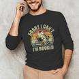Sorry I Can't I'm Booked Reading For Cat Lover For Men Women Unisex Long Sleeve T-Shirt