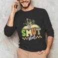 Spicy Book Lover Smut Slut Romance Reading Librarian Unisex Long Sleeve T-Shirt