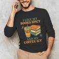 Spicy Books And Iced Coffee Book Lover Smut Reader Unisex Long Sleeve T-Shirt Spicy Books And Iced Coffee Book Lover Smut Reader Unisex Long Sleeve T-Shirt