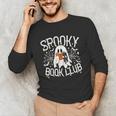 Spooky Book Club Cute Ghost Reading Book Halloween Costume Unisex Long Sleeve T-Shirt Spooky Book Club Cute Ghost Reading Book Halloween Costume Unisex Long Sleeve T-Shirt