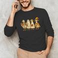 Spooky Halloween Book Lover Halloween Reading Goose Unisex Long Sleeve T-Shirt Spooky Halloween Book Lover Halloween Reading Goose Unisex Long Sleeve T-Shirt