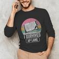 I Survived AP Lang Retro Book Graphic Unisex Long Sleeve T-Shirt I Survived AP Lang Retro Book Graphic Unisex Long Sleeve T-Shirt