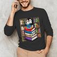 Teacher Librarian Kawaii Penguin Book Lover Penguin Unisex Long Sleeve T-Shirt Teacher Librarian Kawaii Penguin Book Lover Penguin Unisex Long Sleeve T-Shirt