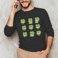 Teacher Reading Shamrock St Patrick’s Day Book Lover Kids Unisex Long Sleeve T-Shirt