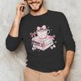 Teacher Valentine's Day All Booked For Valentines Reading Unisex Long Sleeve T-Shirt