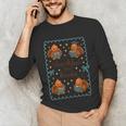 Thankful For Books Turkey Reading Book Lovers Fall Teacher Unisex Long Sleeve T-Shirt
