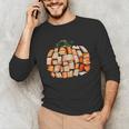 Thanksgiving Fall Books Pumpkins Vintage Library Teacher Kid Unisex Long Sleeve T-Shirt Thanksgiving Fall Books Pumpkins Vintage Library Teacher Kid Unisex Long Sleeve T-Shirt