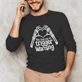 You Had Me At Trigger Warning Skeleton Book Reading Lover Unisex Long Sleeve T-Shirt