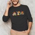 Turkey Reading Books Fall Thanksgiving Teacher Book Lovers Unisex Long Sleeve T-Shirt Turkey Reading Books Fall Thanksgiving Teacher Book Lovers Unisex Long Sleeve T-Shirt