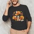 Turkey Reading Books Fall Thanksgiving Teacher Librarian Unisex Long Sleeve T-Shirt Turkey Reading Books Fall Thanksgiving Teacher Librarian Unisex Long Sleeve T-Shirt