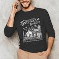 Unapologetically Antisocial Book Club Meets Weekly Retro Unisex Long Sleeve T-Shirt