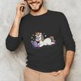 Unicorn Bookworm Believe In Yourself Cute And Inspirational Unisex Long Sleeve T-Shirt Unicorn Bookworm Believe In Yourself Cute And Inspirational Unisex Long Sleeve T-Shirt