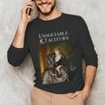 Unsociable And Taciturn Jane Austin Quote Book Classic Lit Unisex Long Sleeve T-Shirt
