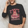 Valentine All Booked For Valentines Book Lovers Teacher Kid Unisex Long Sleeve T-Shirt