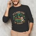 Vintage It's Good Luck To Read St Patrick's Day Book Lucky Unisex Long Sleeve T-Shirt Vintage It's Good Luck To Read St Patrick's Day Book Lucky Unisex Long Sleeve T-Shirt