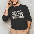 Vintage How Many Nights Reading 67 Meme Book Lover Teacher Unisex Long Sleeve T-Shirt