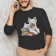 West Highland Terrier Books Dog Breed Westie For Men Women Kids Unisex Long Sleeve T-Shirt