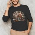 Wild About Reading Books Reader Lover Library Day Librarian Unisex Long Sleeve T-Shirt