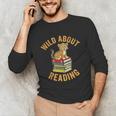 Wild About Reading Cute Leopard Teacher Kids Book Lover Unisex Long Sleeve T-Shirt Wild About Reading Cute Leopard Teacher Kids Book Lover Unisex Long Sleeve T-Shirt
