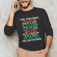 I Will Read Book On Boat Words For Kids Unisex Long Sleeve T-Shirt