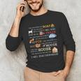 I Will Read Books On a Boat & Everywhere Reading Unisex Long Sleeve T-Shirt