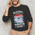 Winter Reading Book Bookworm Winter Unisex Long Sleeve T-Shirt