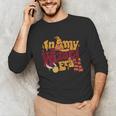 In My Wizard Era Groovy Bookish Fantasy Reader Book Lover Unisex Long Sleeve T-Shirt