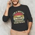 Writer Shirt Men Women Author Book Novelist Poet Unisex Long Sleeve T-Shirt Writer Shirt Men Women Author Book Novelist Poet Unisex Long Sleeve T-Shirt