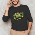 ZING Comic Book Retro Artwork – Cartoon Collector Unisex Long Sleeve T-Shirt