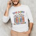 100 Days In The Books Reading Teacher 100th Day Of School Unisex Long Sleeve T-Shirt 100 Days In The Books Reading Teacher 100th Day Of School Unisex Long Sleeve T-Shirt