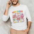 100th Day Of School Teacher 100 Days Coffee Books Unisex Long Sleeve T-Shirt 100th Day Of School Teacher 100 Days Coffee Books Unisex Long Sleeve T-Shirt
