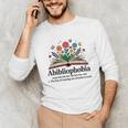 Abibliophobia Noun The Fear Of Running Out Of Books To Read Unisex Long Sleeve T-Shirt