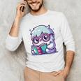 Adorable Book Lover Yeti With Reading Glasses Cute Unisex Long Sleeve T-Shirt Adorable Book Lover Yeti With Reading Glasses Cute Unisex Long Sleeve T-Shirt