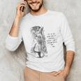 Alice Adventures Wonderland Vintage Book Quote Lewis Carrol Unisex Long Sleeve T-Shirt Alice Adventures Wonderland Vintage Book Quote Lewis Carrol Unisex Long Sleeve T-Shirt
